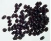 100 4x6mm Transparent Matte Garnet Drop Beads
